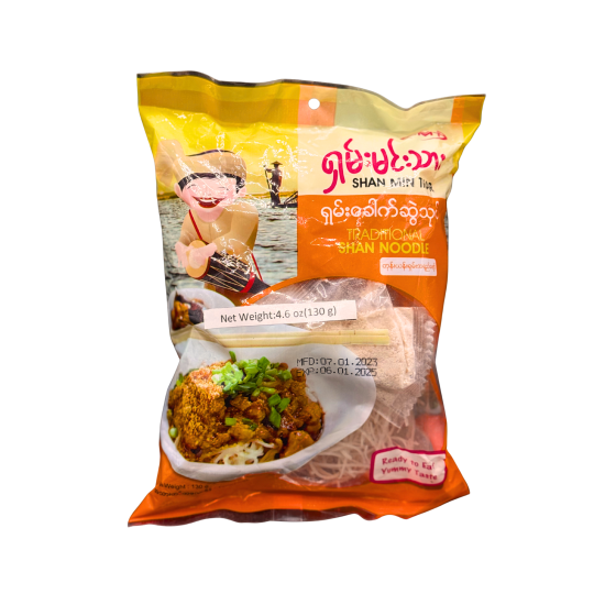 Instant Shan Noodle (Tom Yum Flavor) (တုန်းယန်းအရသာ ရှမ်းခေါက်ဆွဲ)
